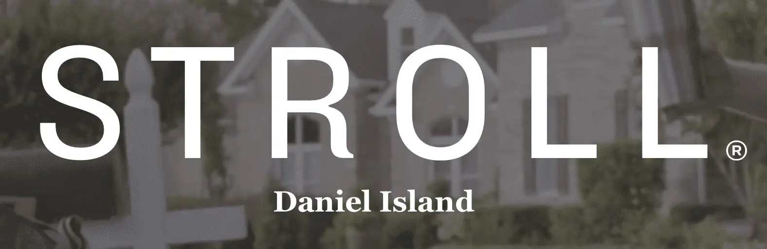 STROLL Daniel Island title over residential street